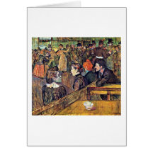 Moulin De La Galette By Henri De Toulouse-Lautrec Carte De Vœux