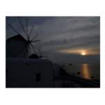 Moulins à vent de Mykonos Cartes Postales