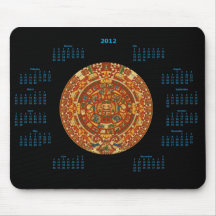 Mousepad 2012 maya de tapis de souris de calendrie