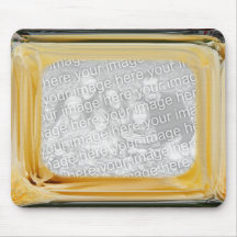 Mousepad abstrait jaune de ~ de modèle tapis de souris