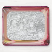 Mousepad abstrait rose de ~ de modèle tapis de souris