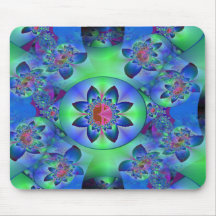 Mousepad assez floral tapis de souris
