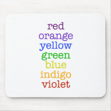 mousepad d'arc-en-ciel tapis de souris