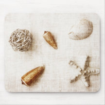 mousepad de coquillages tapis de souris