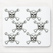 ~ Mousepad de crânes Tapis De Souris