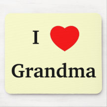 Mousepad de grand-maman du "coeur" I Tapis De Souris