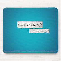 Mousepad de inspiration de motivation tapis de souris