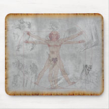 mousepad de Léonard de Vinci Tapis De Souris