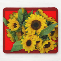 Mousepad de tournesols tapis de souris
