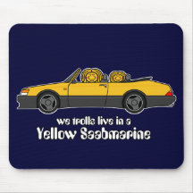mousepad jaune de saabmarine tapis de souris