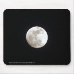 Mousepad - pleine lune sur le ciel nocturne clair tapis de souris