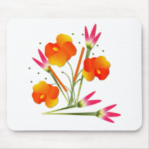 Mousepad-tropische Bloem Muismat