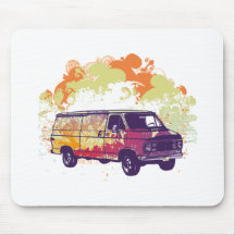 Mousepad Van Hippie Tapis De Souris