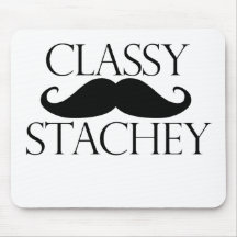 Moustache chique de Stache Tapis De Souris