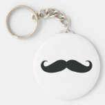 Moustache de moustache de moustache porte-clef