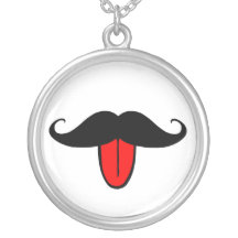 Moustache drôle bijouterie personnalisée