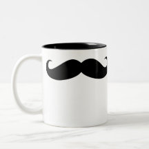 Moustache drôle de déguisement de tasse de café de