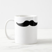 Moustache Mugs À Café
