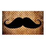 Moustache noire drôle cartes de visite professionnelles