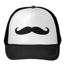 Moustache noire ou moustache noire pour des cadeau casquettes de camionneur