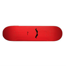 Moustache nommée personnalisée plateaux de planche à roulettes