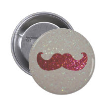 Moustache rose de Bling (graphique de scintillemen Pin's