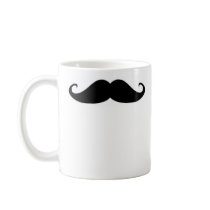 Moustache Mugs À Café
