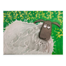 MOUTONS CARTE POSTALE