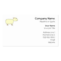 Moutons Cartes De Visite Personnelles