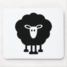 Moutons drôles tapis de souris