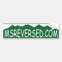 MSREVERSED AUTOCOLLANT POUR VOITURE