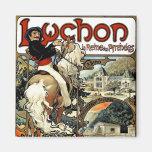 Mucha - Luchon - casino - art Nouveau Aimants Pour Réfrigérateur