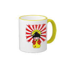 mug tasse Kokeshi âme japon