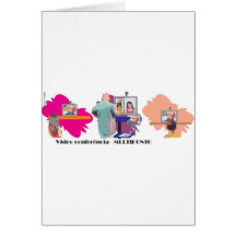 MULTIPONTO téléconférence multiponto enseignant Carte De Vœux