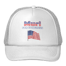 Muri pour le drapeau américain patriotique du cong casquette
