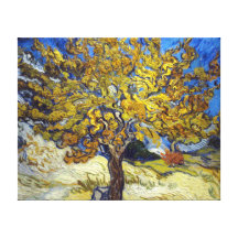 Mûrier de Vincent van Gogh Toile Tendue