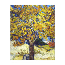 Mûrier de Vincent van Gogh Toile Tendue
