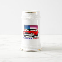 Muscle fait américain tasse