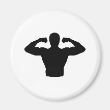 Muscles de culturisme aimant