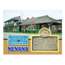 Musée de chemin de fer d'état de l'Alaska, Nenana, Cartes Postales