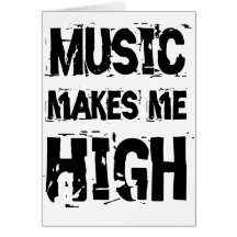 Music de ME makes high Cartes De Vœux