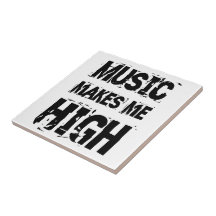 Music makes me high keramikfliesen