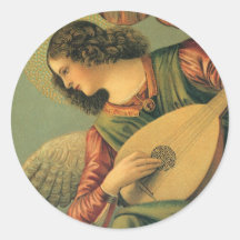 Musicien d'ange, Melozzo DA Forli, art de Renaissa Adhésif