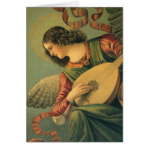 Musicien d'ange, Melozzo DA Forli, art de Renaissa Carte De Vœux