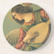 Musicien d'ange, Melozzo DA Forli, art de Renaissa Dessous De Verres