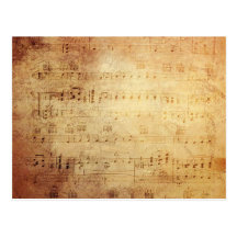 Musique antique cartes postales