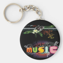 Musique couleurs porte-clés