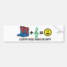 Musique country adhésifs pour voiture
