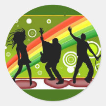 Musique danse adhésifs