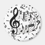Musique du heart_ magnets pour réfrigérateur